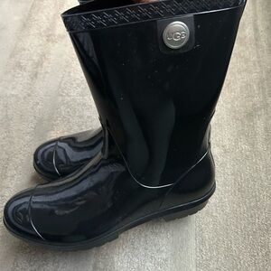Black UGG Women's Rain Boots